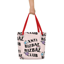 Load image into Gallery viewer, Team Doki - Anti BizBaz BizBaz Club - Pink Tote Bag