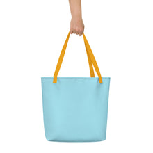 Load image into Gallery viewer, RAWR - BizBaz Dino Beach Bag - Light Blue