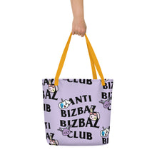 Load image into Gallery viewer, Team NiteNite - Anti BizBaz BizBaz Club - Purple Tote Bag
