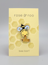 Load image into Gallery viewer, BEE BARF ENAMEL PIN