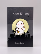 Load image into Gallery viewer, HEY BOO! ENAMEL PIN