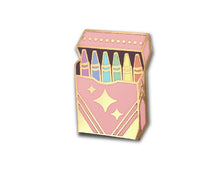 Load image into Gallery viewer, Crayon Box enamel Pin - 2 Variants!