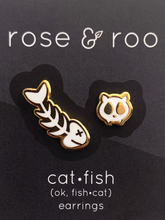Load image into Gallery viewer, CATFISH (OK FISHCAT) ENAMEL EARING AND CRAWLER