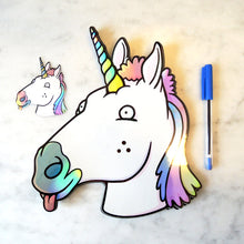 Load image into Gallery viewer, HOLOGRAPHIC UNICORN STICKER