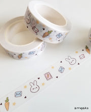 Load image into Gallery viewer, Bunny Mail Washi Tape