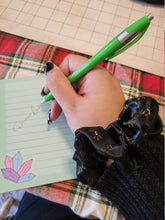 Load image into Gallery viewer, Be NOT Afraid Satin Scrunchie: Biblically Accurate Angels & Eye print Ophanim Seraphim Old testament Religious Imagery Hair Accessories