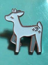 Load image into Gallery viewer, Deer Fawn Enamel Pins - Soft Enamel Silver