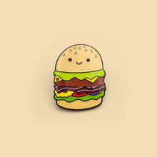 Load image into Gallery viewer, Cute Burger enamel pin