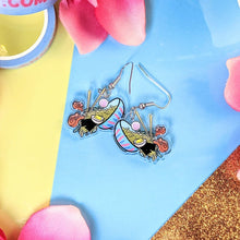 Load image into Gallery viewer, Ramen Bowl Earrings- Acrylic Dangle Earrings