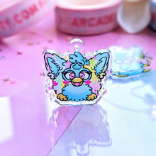 Load image into Gallery viewer, Pastel Rainbow Furby Earrings- Acrylic Dangle Earrings