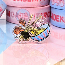 Load image into Gallery viewer, Ramen Bowl Earrings- Acrylic Dangle Earrings