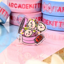 Load image into Gallery viewer, Bao Dumpling Acrylic Earrings- Acrylic Dangle Earrings