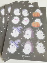 Load image into Gallery viewer, Cute Ghosts Sticker Sheet