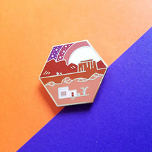 Load image into Gallery viewer, Ruby Desert enamel pin