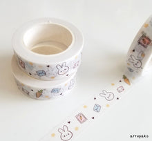 Load image into Gallery viewer, Bunny Mail Washi Tape