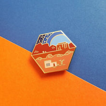 Load image into Gallery viewer, Sapphire Desert enamel pin
