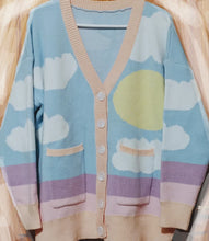 Load image into Gallery viewer, Rising Sky Cardigan: Moon or Sun
