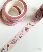 Load image into Gallery viewer, Baking Washi Tape