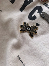 Load image into Gallery viewer, Do Not Be Afraid Ophanim Seraphim Enamel Pin Religious Imagery Hard Enamel Pin biblically accurate angels1.75"