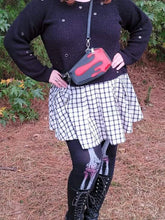 Load image into Gallery viewer, 4 Colors: Holographic Drippy Gothic Slime Coffin Shoulder Wrist Clutch Wallet