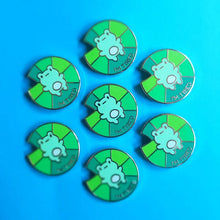 Load image into Gallery viewer, I'm Tired Frog pin