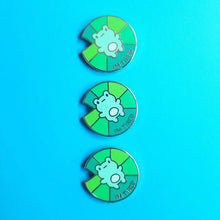 Load image into Gallery viewer, I'm Tired Frog pin