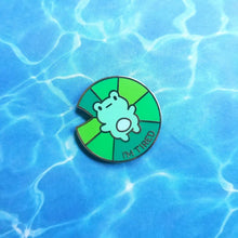 Load image into Gallery viewer, I'm Tired Frog pin