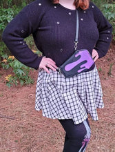 Load image into Gallery viewer, 4 Colors: Holographic Drippy Gothic Slime Coffin Shoulder Wrist Clutch Wallet