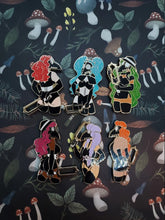 Load image into Gallery viewer, Sexy Plague Doctor Glitter Enamel Pins: 6 Color Options!