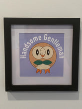 Load image into Gallery viewer, Round bois: Pocket Creatures 6"x6" prints of Piggy, Sheep and Owl. Perfect for your game themed room, bedroom, or kids room.