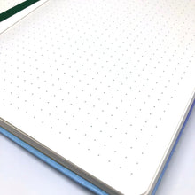 Load image into Gallery viewer, Mushroom Hardcover Journal, A5 leatherette bullet journal, kawaii planner, illustrated nature notebook, mushroom terrarium, cute mushroom