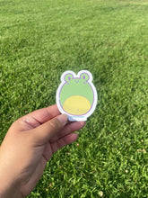 Load image into Gallery viewer, Cute Chubby Frog Sticker - Cute Green Frog Vinyl Sticker