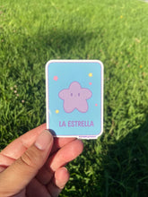 Load image into Gallery viewer, Cute La Estrella Loteria Sticker - Pastel Star Loteria Vinyl Sticker