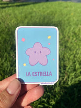 Load image into Gallery viewer, Cute La Estrella Loteria Sticker - Pastel Star Loteria Vinyl Sticker