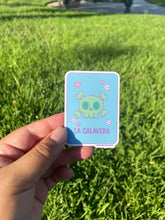 Load image into Gallery viewer, Cute La Calavera Loteria Sticker - Pastel Skull Loteria Vinyl Sticker