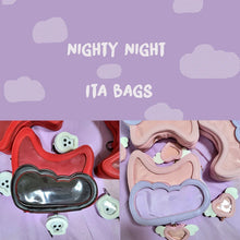 Load image into Gallery viewer, Nighty Night Ita Bags: Blood Moon or Sweet Dreams with FREE Matching Enamel Pin!
