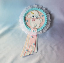 Load image into Gallery viewer, Dreamy Friends Pastel Animal Rosette Brooch Pin clip Fairy Kei Kawaii Decora Lolita Jfashion Yumekawaii Fancy