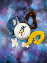 Load image into Gallery viewer, RAINBOW WORM ON A STRING BATH BOMB- WORM INSIDE!