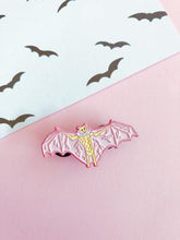 Load image into Gallery viewer, Pink Bat Enamel Pin