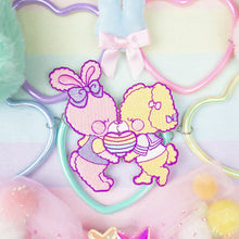 Load image into Gallery viewer, IRON-ON PATCH: BUNNY or BEAR LOVERS (2 OPTIONS)