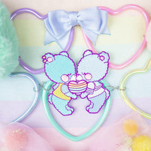 Load image into Gallery viewer, IRON-ON PATCH: BUNNY or BEAR LOVERS (2 OPTIONS)