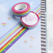 Load image into Gallery viewer, RAINBOW WASHI TAPE (2 Variants: Pastel and Regular)