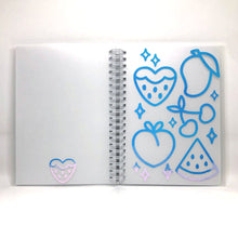 Load image into Gallery viewer, Holographic Fruity Reusable Sticker Book