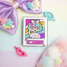 Load image into Gallery viewer, THE COMM POLAROID PIN (PINK OR TEAL)