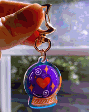 Load image into Gallery viewer, "BETTER THAN CO-STAR" HOLOGRAPHIC KEYCHAIN