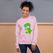 Load image into Gallery viewer, RAWR - BizBaz Dino - Unisex Sweatshirt