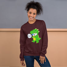 Load image into Gallery viewer, RAWR - BizBaz Dino - Unisex Sweatshirt