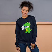 Load image into Gallery viewer, RAWR - BizBaz Dino - Unisex Sweatshirt