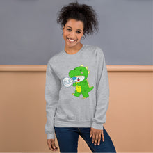 Load image into Gallery viewer, RAWR - BizBaz Dino - Unisex Sweatshirt