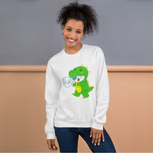 Load image into Gallery viewer, RAWR - BizBaz Dino - Unisex Sweatshirt